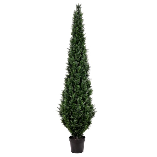 8Ft Potted Cedar Tree By Vickerman in Green | 8 ft | Michaels®